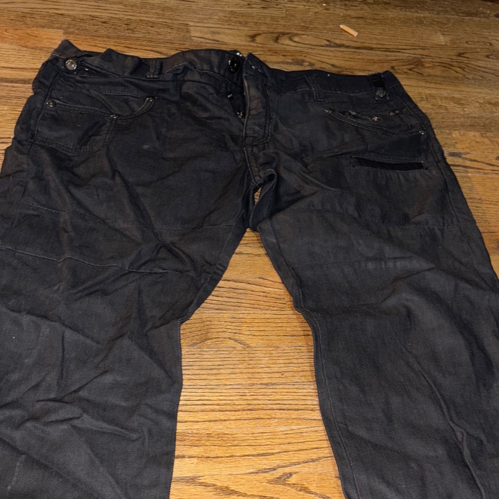 Men's Relaxed Fit Black Denim Jeans